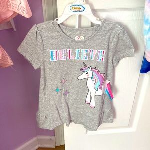 Unicorn t shirt, comes with pants, not worn, no tag